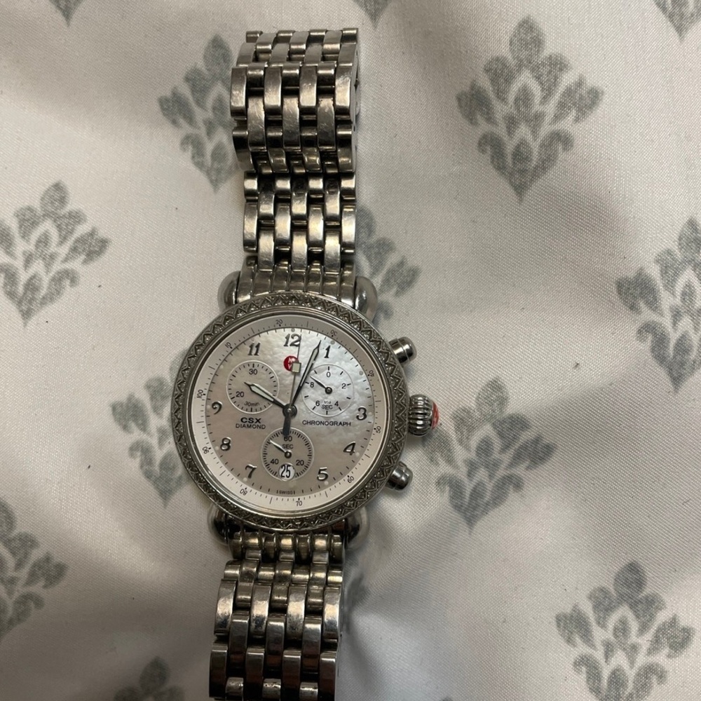 Michele diamond watch